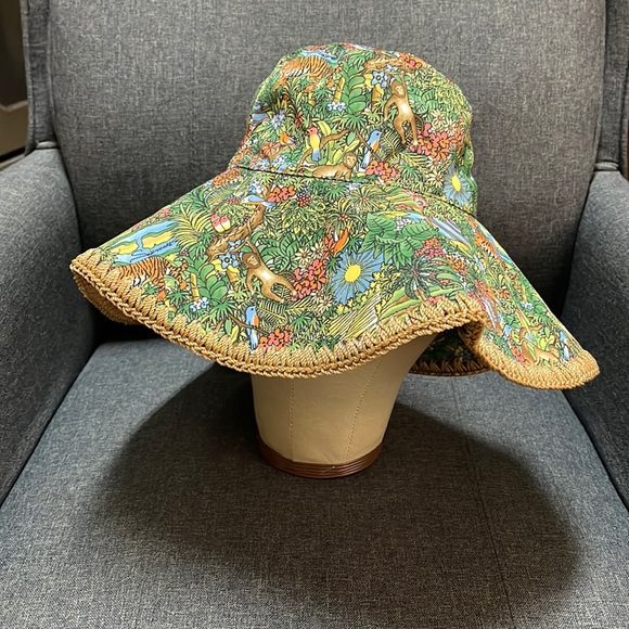 Sakroots Green & Red Bali Wana Greenthumb Sun Hat main image 5